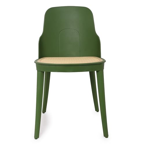 ナナオ BOSCO Dining chair NARSA Modern Plastic Café Chair with Cane Seat | Stylish & Durable
